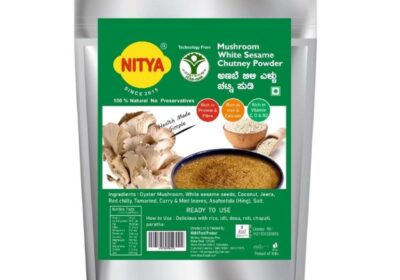 Mushroom White Sesame Chutney Powder _ Abhijnana Foods